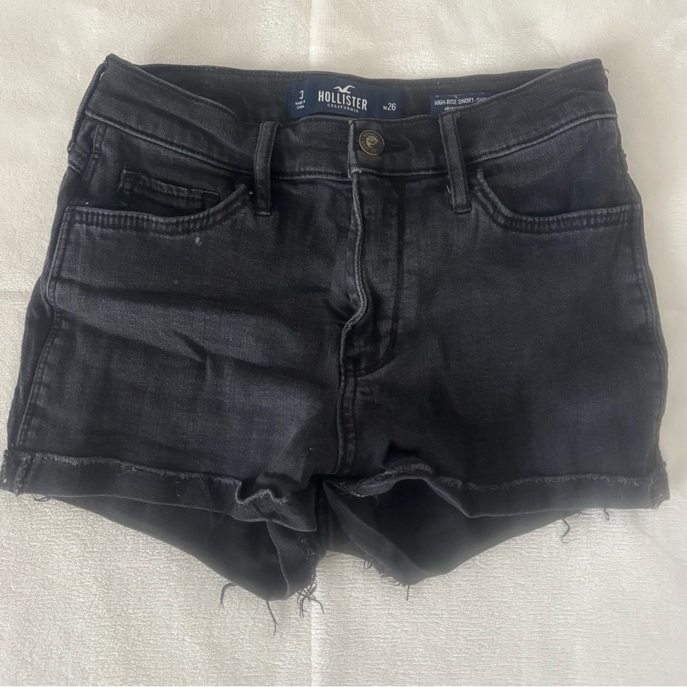 Hollister Women's Dark Denim Jean Shorts